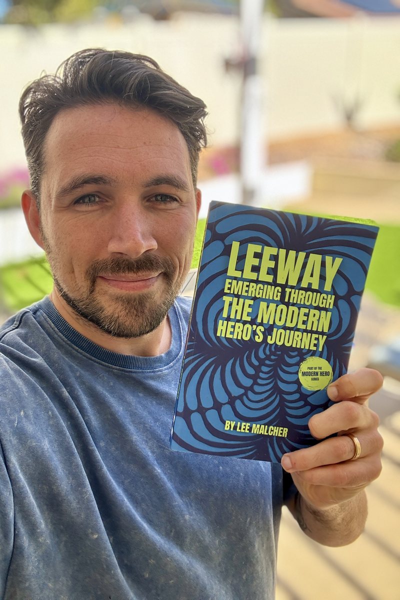 Lee Malcher holding Leeway